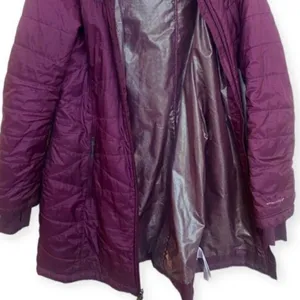 Columbia Omni-Heat Purple Lightweight Jacket Women’s M Hooded Insulated Coat thumbnail 4