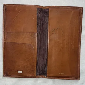 Rolfs Brown Leather Wallet cowhide vintage rare thumbnail 1