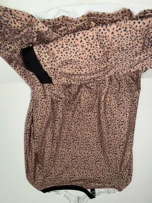 Womens Animal Print Top & Shorts Lounge Set thumbnail 3