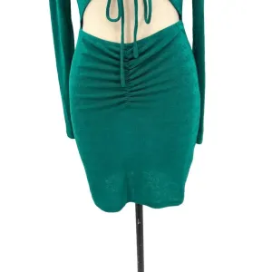 Princess Polly Kylie Mini Dress‎ Forest Green Cut-Out Ruched Bodycon Size US 8 thumbnail 6
