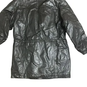 Wilsons Leather Women's Thinsulate‎ Hooded Parka Jacket black size Small 90s thumbnail 15