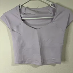 Offline by Aerie Light Purple Top thumbnail 1