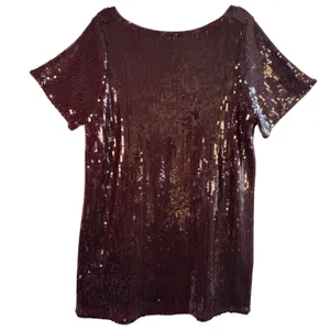 Abercrombie & Fitch‎ Sequin Mini Dress Burgundy Maroon Open Back XLP Party Glam thumbnail 2