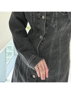 Helmut Lang denim mini dress thumbnail 2