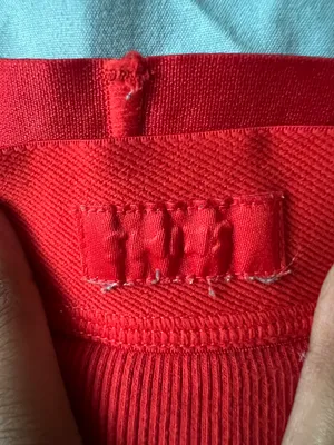 SKIMS Ribbed Red Boxers thumbnail 2
