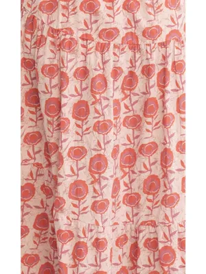 Saylor Almina Maxi Dress in Pink Print Small Womens Long Boho thumbnail 4