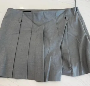 ZARA Grey Pleated Skort thumbnail 2