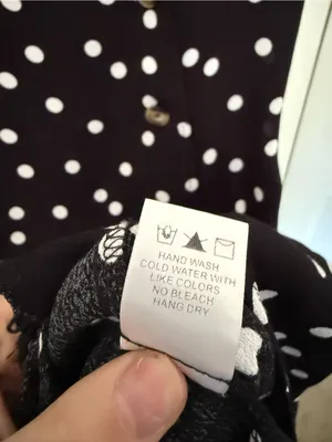 VICI Black & White Polka Dot Faux Wrap Dress Midi Dress Size Small thumbnail 6