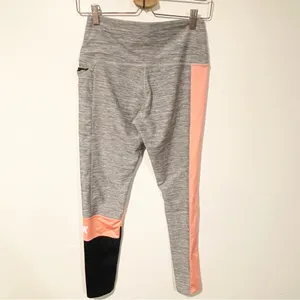 Victoria's Secret Pink Size Medium Grey Ultimate‎ High Waist Mesh Ankle Legging thumbnail 4