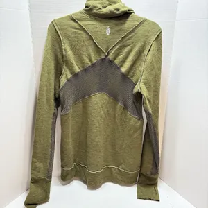 Free People Movement Markle Hoodie Women’s Large Olive Green Athleisure Grunge thumbnail 5
