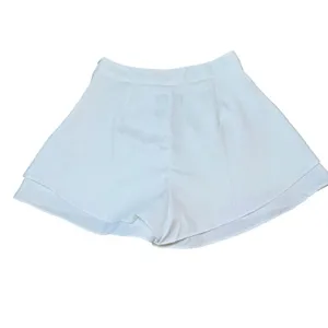 Lulus White Skort Shorts Layered‎ Flared Mini Pleated Casual Cute XS thumbnail 4