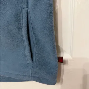 WOOLRICH women’s fleece vest size small blue‎ thumbnail 2