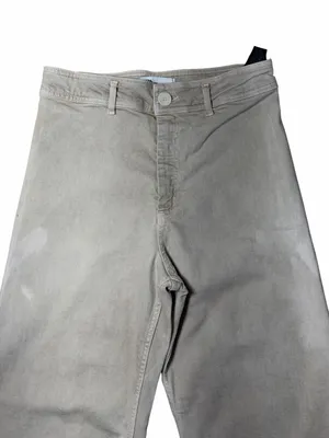 Zara Stone Washed The Marine High Rise Wide Leg Jeans Womans 10 thumbnail 4