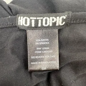 Hot Topic Size S Glitter Skull & Strappy Front Whimsigoth Goth Grunge Punk Emo thumbnail 8