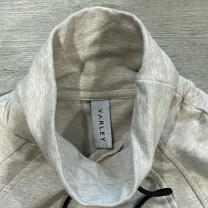Varley pullover mock neck drawstring sweatshirt with kangaroo pocket thumbnail 9