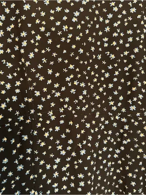 NWT Madewell Seamed Long Sleeve Mini Dress Ditsy Floral Black Size 8 thumbnail 6