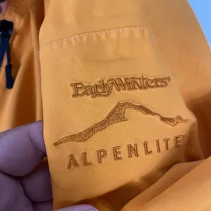 Early Winters Alpenlite Jacket Womens‎ Medium Orange Hooded Nylon Parka Ski Snow thumbnail 2