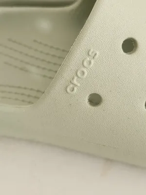 Crocs Pale Green Slide Sandals Size 7 thumbnail 7
