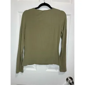 & Other stories asymmetric long sleeve top Medium thumbnail 4