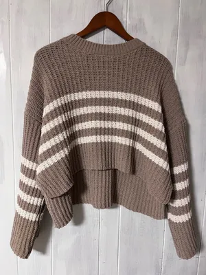 Pink Rose Sweater Knit thumbnail 1