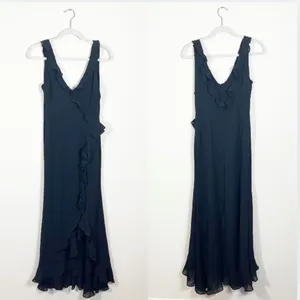 NWT Runaway The Label Suzannah Maxi Dress Black Small thumbnail 3