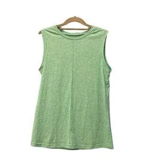 Light Green Loose Fit Tank Top Size M Sleeveless Casual thumbnail 1