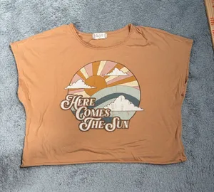 Altar’d state Here Comes The Sun Graphic Crop Tee XS thumbnail 1