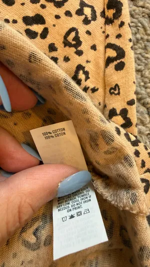aerie Beige and Black Leopard Print Dress thumbnail 5