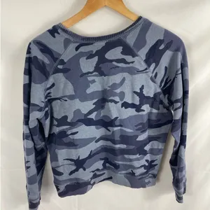 RAILS Theo Blue Indigo Camo Sweatshirt size small thumbnail 7