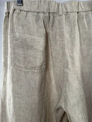 NWT Quince 100% European Linen Pants in Flax Size Medium thumbnail 9