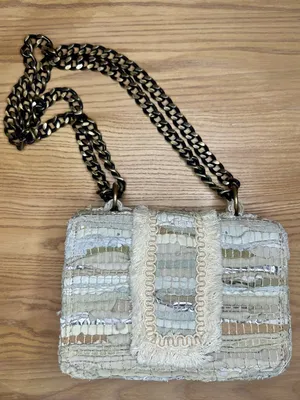 Anthropologie Belier.Belier Greta Brazilian Artisan Handmade One Of A Kind Designer Handbag thumbnail 4