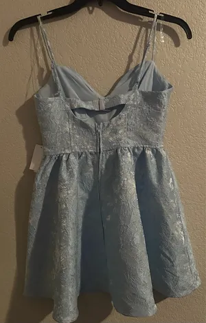 Midnight Doll Blue mini dress thumbnail 3