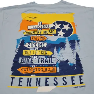 Gildan Tennessee Shirt Size Large Unisex T-Shirt Graphic Tee Graphic Print Shirt thumbnail 5