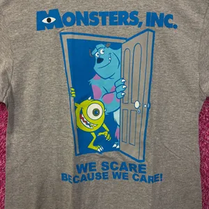 Monsters Inc Mike & Sully Disney Pixar Animated Movie Tee M thumbnail 2