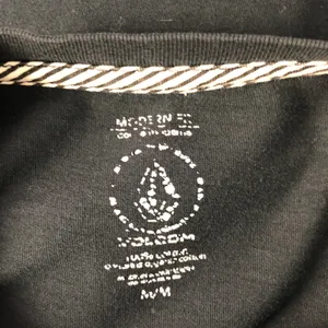 Volcom Men's Organic Cotton Black Tee Shirt Size M thumbnail 3