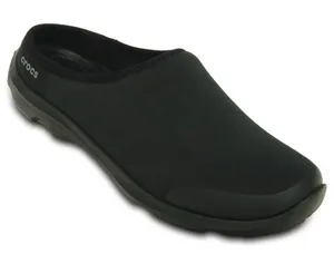 Crocs duet busy day 2.0 Satya mule flat black women’s size 7 casual minimalist‎ thumbnail 1