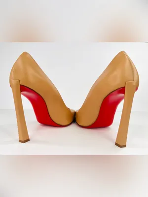 Christian Louboutin Condora 100mm Beige Leather Pumps Size EU 40 thumbnail 10