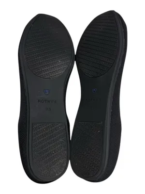 Rothy’s ⍟ The Flat Ballerina Ballet Slipper ⍟ Black Solid ⍟ 11.5M ⍟ Sustain Knit thumbnail 12