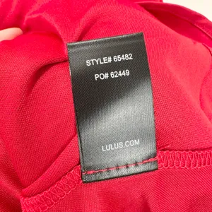 Lulus Just Us Red Skater Mini Dress Sleeveless A Line Backless Cutout XS NWT thumbnail 8
