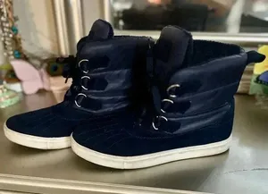 Blue women boots Size 9 thumbnail 1
