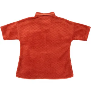 Simply Southern Sherpa Pullover Women's XL Rust Fleece Snap Neck Pocket Sweater thumbnail 4