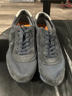 Tory Burch Navy Suede & Mesh Casual Sneakers - Stylish Everyday Comfort thumbnail 1
