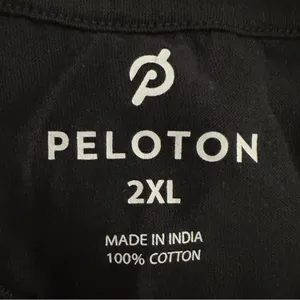 Peloton 100 Century Black White Tshirt Size 2XL thumbnail 2