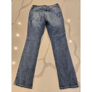 a.n.a. Women's 6 Mid-Rise Slim Bootcut Jeans Medium Wash Blue Denim Y2K thumbnail 5