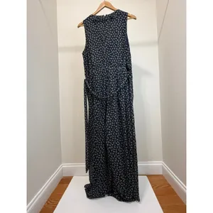 Point Sur x J.Crew Floral Wide Leg Jumpsuit Sz14 thumbnail 4