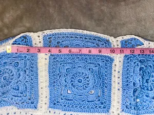 Handmade crochet sweater cropped thumbnail 6