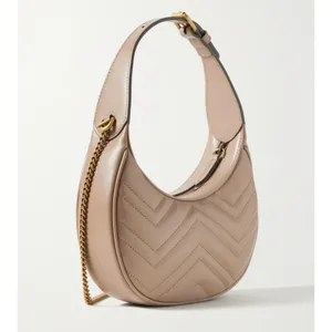GUCCI Marmont moon quilted leather hobo shoulder bag crossbody bag thumbnail 4