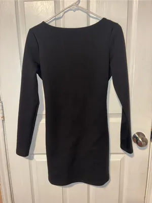 Thea mini dress Black RunAway The Label Long-Sleeve Open-Back Crisscross Straps thumbnail 2
