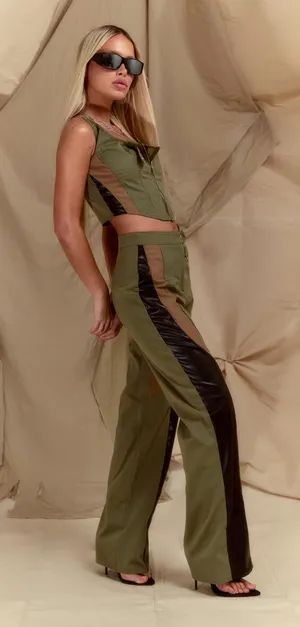 PLT Green Pants thumbnail 2