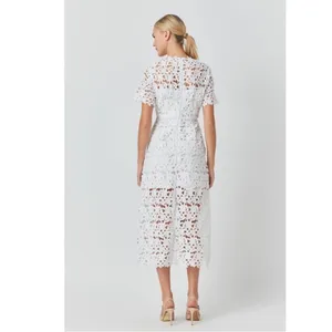 Endless Rose: Allover Lace Midi Dress Endless Rose Medium thumbnail 6